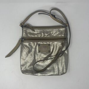 Frye Bags Frye Ivy metallic canvas Crossbody Bag